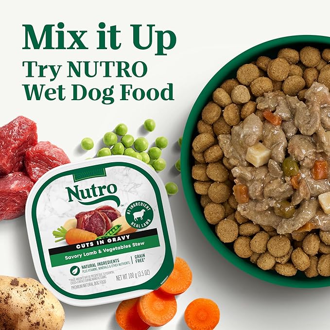 Nutro Natural Choice Dry Dog Food, Adult Dog Food Dry Beef and Brown Rice Recipe, 4.5 lbs.