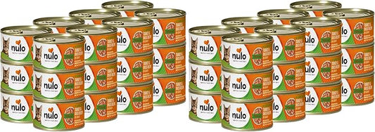 Nulo Turkey & Duck Grain-Free Minced Wet Canned Cat Food,3 Ounce,(Pack of 48)