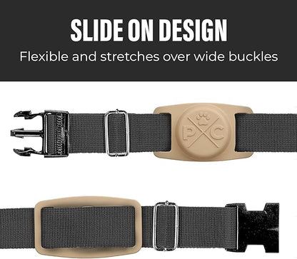 Pup Culture AirTag Dog Collar | Durable & Protective Dog AirTag Holder - Track Your Pet Using Apple AirTag Technology - Dog Collar AirTag Holder -for Dogs and Cats