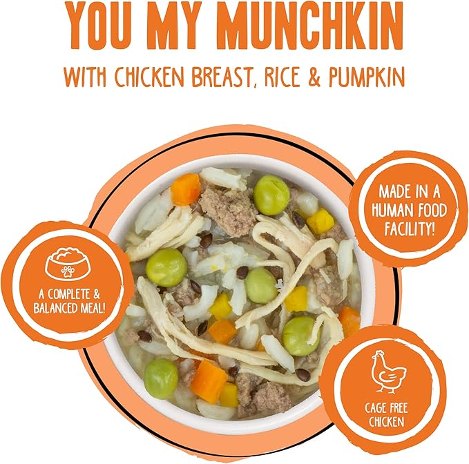 Weruva Best Fido Friend Fun Size Meals for Dogs, You My Munchkin, 2.75oz Cup, Pack of 12