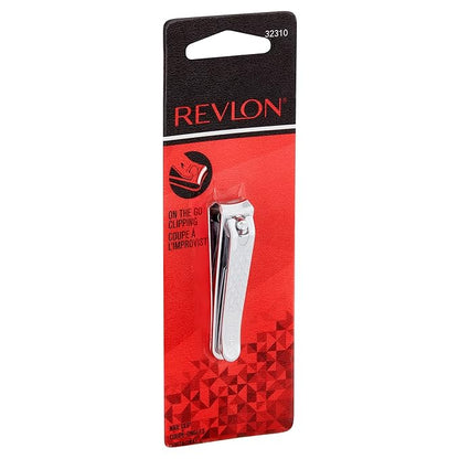 Revlon Compact Nail Clipper | Silver | Pack of 2