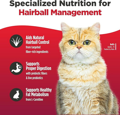 Nulo Freestyle Cat Food, For Hairball Management, Premium Grain-Free Dry Small Bite Kibble, All Natural Animal Protein Recipe with BC30 Probiotic for Digestive Health Support, 14 Pound (Pack of 1)