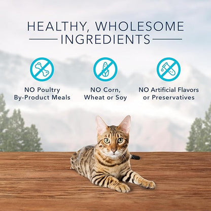 Blue Buffalo Wilderness High Protein Crunchy Cat Treats, Made with Natural Ingredients, Tasty Chicken, 2-oz Bag (Pack of 12)