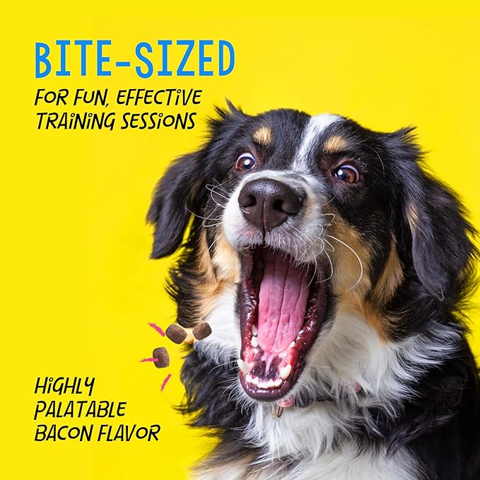 Crazy Dog Mini Train-Me! Training Treats 4 oz. Bag, Bacon Flavor, with 200 Treats per Bag, Recommended by Dog Trainers