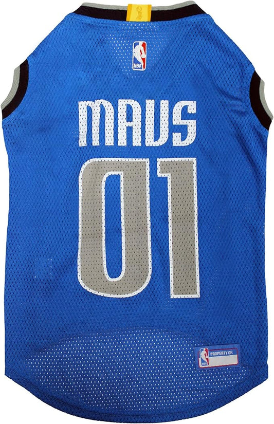 Pets First NBA DALLAS MAVERICKS DOG Jersey, Large - Tank Top Basketball Pet Jersey