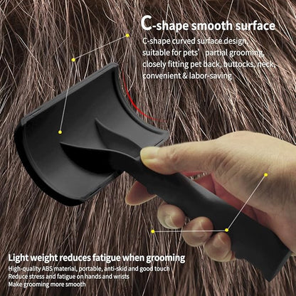 Dog Slicker Brush for Poodles,Doodles,Goldendoodles Grooming Fluffy Shedding Tangles Mats Knots Easy and Quick Best Dog Slicker Brush for Long Thick Curly Coat Labradoodles Dematting.25mm(1'')