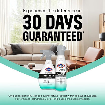 Clorox PURE Allergen Neutralizer Daily Air Spray, Clean Breeze, 8 Ounces (Pack of 2)
