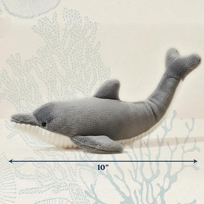 Dog Toys | Plush Toy Dolphin Stuffed Animal for Dogs | Medium Eco Friendly Toy - Easy to Clean and Made from Non Toxic Materials