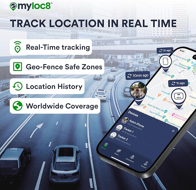 Ultra GPS Tracker for Vehicles – Rugged Waterproof GPS Locator for Cars, Trucks, Hidden Tracking Device, 4G LTE, Real-Time Updates, Long Battery Life (4-Mо Subscription Included)
