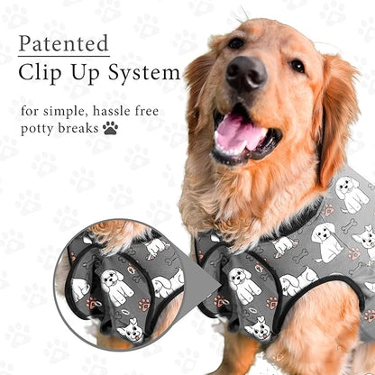 BellyGuard Dog Surgery Recovery Suit, Dog Onesie for Post-Op Care, Recovery Apparel for Female and Male, Surgical Body Cover for Canine Healing Support