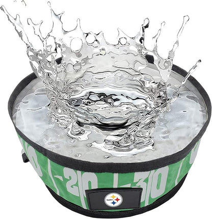 Pets First NFL Collapsible Pet Bowl