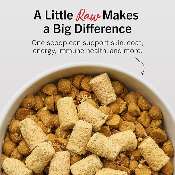 Stella & Chewy's Freeze Dried Raw Meal Mixers – Crafted for Puppies – Grain Free, Protein Rich Perfectly Puppy Beef & Salmon Recipe – 3.5 oz Bag