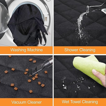 GXT Dog Back Seat Cover Protector for Cars SUV and Trucks with Mesh Window, Scratchproof Nonslip and Waterproof Material