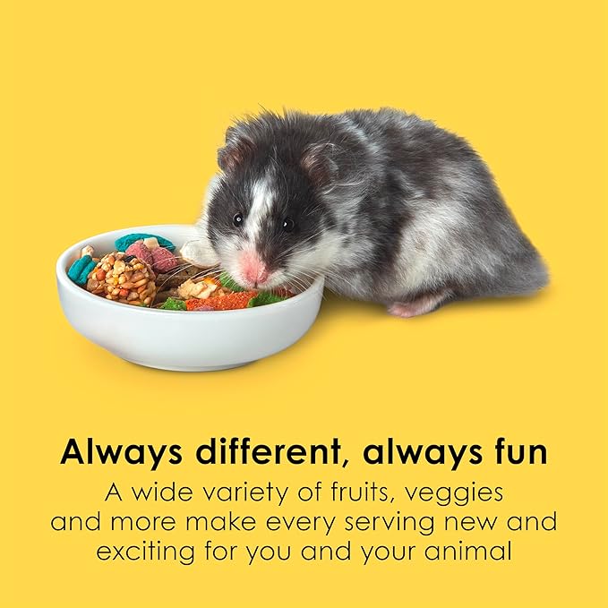 Kaytee Fiesta Hamster & Gerbil Food, Nutritious and Fun Blend, Supports Dental Health and Digestion, 2.5 pounds