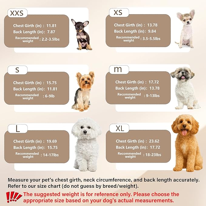 2 Pieces Dog Sweaters for Small Dogs Dog Clothes Female Winter Fleece Puppy Sweaters Warm Pet Outfit for Yorkie, Chihuahua, Bulldog, Dachshund, Pug