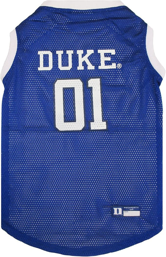 Pets First NCAA Basketball Pet Jersey Duke Blue Devils Dog Jersey, Medium