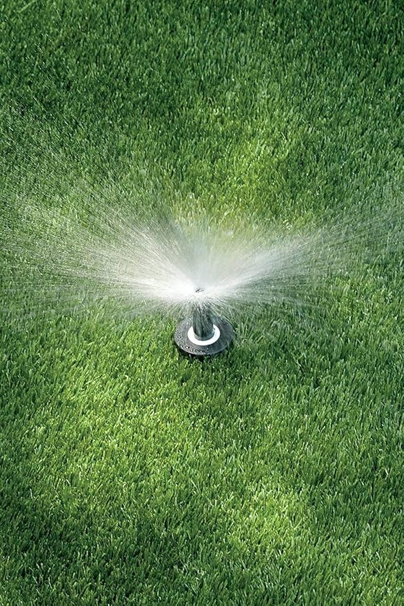 Rain Bird 1802HV15PR Pressure Regulating (PRS) High Efficiency Professional Pop-Up Sprinkler, Adjustable 0° - 360° Pattern, 8' - 15' Spray Distance, 2" Pop-up Height