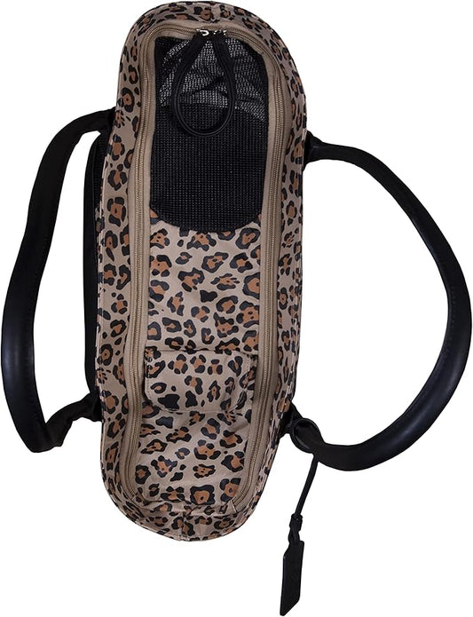 Pet Gear Tote/Sling Carrier for Cats/Dogs, Storage Pocket, Removable Washable Liner, Zippered Top and Mesh Windows, Jaguar, Tote
