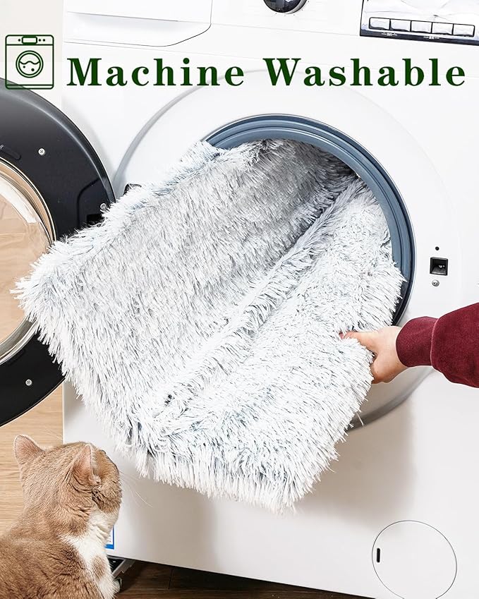 SETVSON Cat Bed Pad for Indoor Cats, 15.7*15.7*1.57 inch Double Sided Soft Small Pet Bed, Washable Cat Bed Dog Bed, Cute Self Heating Pet Pad, Breathable Pet Mat for Kitten, Medium, Large Cats Puppy
