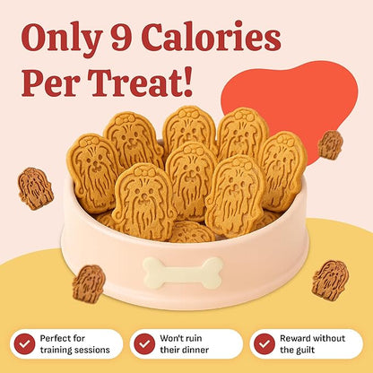 Rondi's Kitchen Lilly's Littles Organic Tender Dog Treats - Natural Doggie Cookie for Small Dogs, Puppy, Senior, Training - Human Grade Superfood Biscuit with Bone Broth - Chicken & Banana