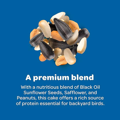 Kaytee Wild Bird Gourmet Seed Cake For Cardinals, Chickadees, Juncos, Titmice, Woodpeckers and More, 2 Pounds