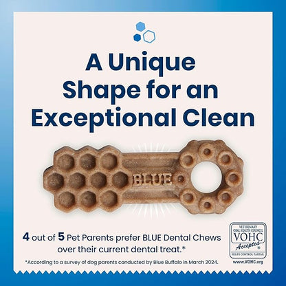 Blue Buffalo Dental Chews Medium Natural Dog Treats, Chicken & Spearmint 23-oz Bag (28 Count)