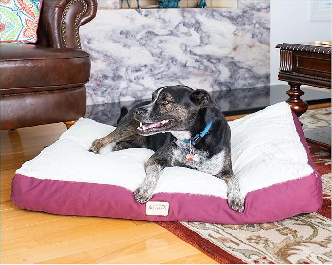 Armarkat Pet Bed Mat 39-Inch by 28-Inch by 7-Inch, M02HJH/MB-Large, Ivory ARMARKAT-M02HJH/MB-L