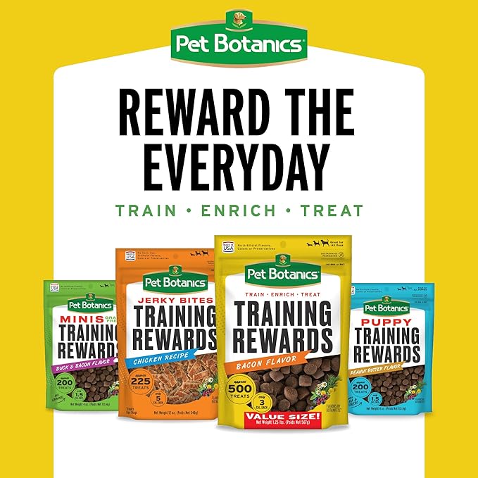 Pet Botanics 20 oz. Pouch Training Reward Soft & Chewy, Beef Flavor, with 500 Treats Per Bag, The Choice of Top Trainers