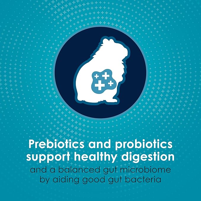Kaytee Forti-Diet Pro Health Nourish+Protect Hamster and Gerbil Food, Comprehensive Nutrition Backed by Science, Digestive Health, Immune Support, 3 Pounds