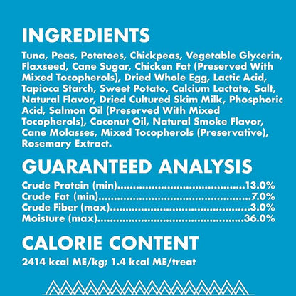 Buddy Biscuits 3 oz Pouch of Grain Free Soft & Chewy Cat Treats Made with Natural Temping Tuna