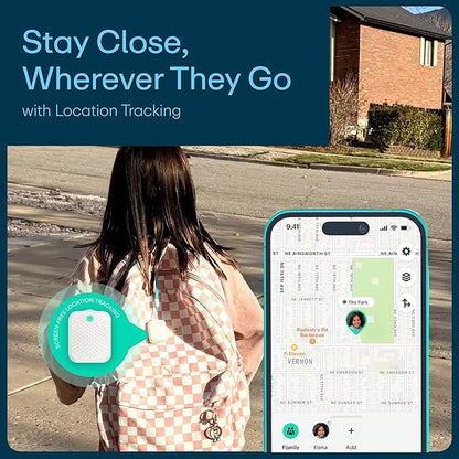 Greenlight Safe Kids - Real Time GPS Tracker for Kids and Seniors with SOS Button, Safe Zone Alerts, Advanced Indoor & Outdoor Tracking, No Phone Needed, Up to 30 Day Battery Life