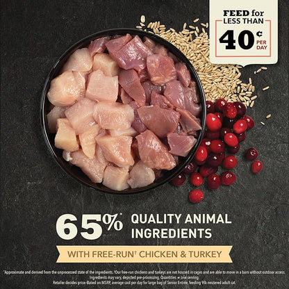 ACANA Dry Cat Food for Seniors Senior Entrée Chicken Turkey and Duck 10lb Bag