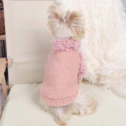 Dog Sweater Pink Pullover Dog Jacket for Small Dogs Girl Boy Soft Lightweight Sweatshirt Pet Clothes Doggie Coats for Chihuahua Clothes Cat Sweater, Pink, M