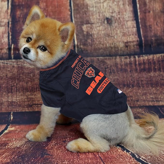 NFL Chicago Cubs Dog T-Shirt for Pets, Size Small. Officially Licensed Pet Shirt with Team Logo, Soft Stretchable Comfort Fit Apparel for Dogs & Catst