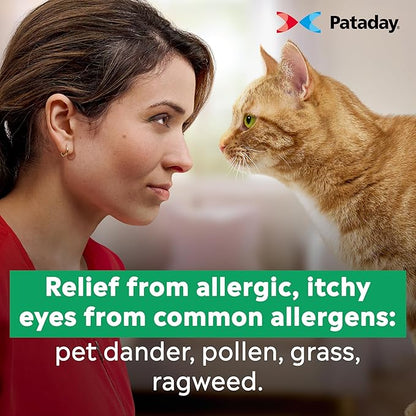 Pataday Once Daily Relief Allergy Eye Drops by Alcon, for Eye Allergy Itch Relief, 2.5 ml (Pack of 1)