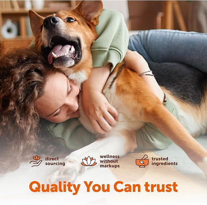Micro Ingredients 25-in-1 Dog Multivitamin, 240 Soft Chews | Daily Essential Dog Vitamins and Supplements for Immune, Skin, Coat, Joints & Digestion Health* | Non-GMO, Chicken-Flavored