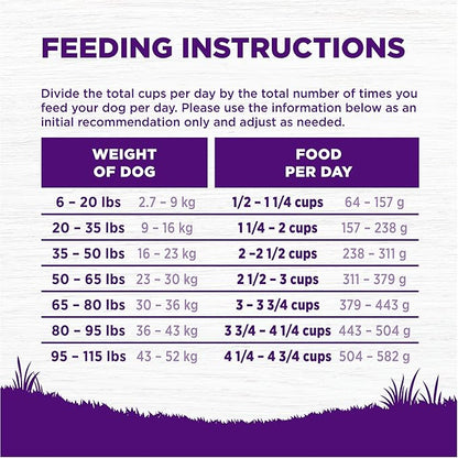 Wellness Complete Health Adult Dry Dog Food, Wholesome Grain Kibble, Natural, Chicken Free, Whitefish and Sweet Potato Recipe, 15 lb Bag