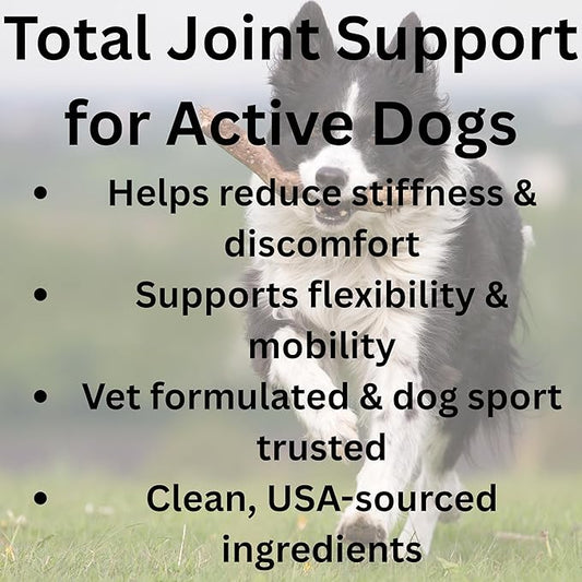 Joint Health for Dogs - Most Effective Natural Hip & Joint Supplement Available - Formulated with Veterinarians, Glucosamine, Chondrointin, MSM, Turmeric (Powder)