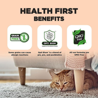 Nature's HUG Hypoallergenic Dry Cat Food for Senior Support Vitality – Complete & Balanced Nutrition, Sensitive Stomach Support, High-Protein, Grain Free – 4lb