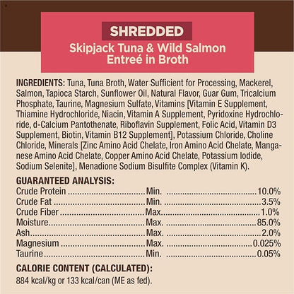 Wellness CORE Signature Selects Variety Pack Adult Canned Wet Cat Food, Natural, Protein Rich, Grain Free, Seafood Recipes, 5.3 oz, Pack of 12 Cans