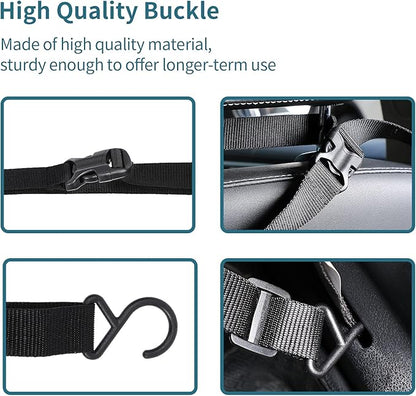 Petsfit Dog Car Barrier Vehicle Pet Barrier Backseat Mesh Dog Car Divider Net with Adjusting Rope and Hook Suitable for SUV Pickup and Small Cars