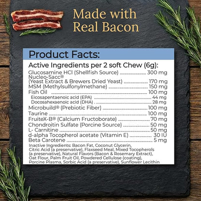 Australian Shepherd Multivitamins, 90 Count, Made in the USA with Real Bacon
