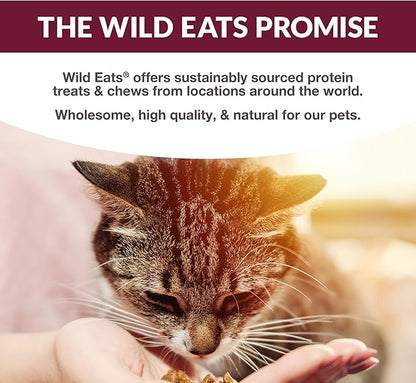 Wild Eats Lickable Cat Treats Exotic Fish Variety Pack 12ct - Ahi Tuna, Wild Pink Salmon, Red Snapper - Puree Bisque