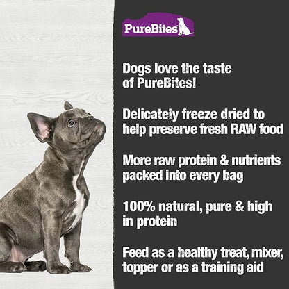 PureBites Freeze Dried Dog Treats, Whitefish, 50g | 1.8oz Pack of 2