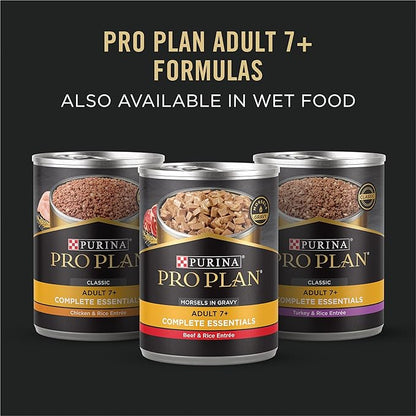 Purina Pro Plan Sensitive Skin and Stomach Dry Dog Food Senior Adult 7 Plus Salmon and Rice Formula - 24 lb. Bag