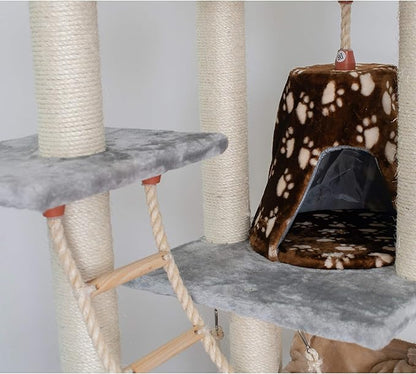 Armarkat Cat Tree Model A7802, Silver Gray
