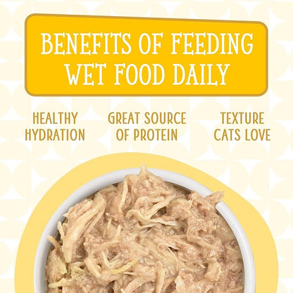 Weruva Cats in The Kitchen, Chicken Frick 'A Zee with Chicken Au Jus Cat Food, 6oz Can (Pack of 24)