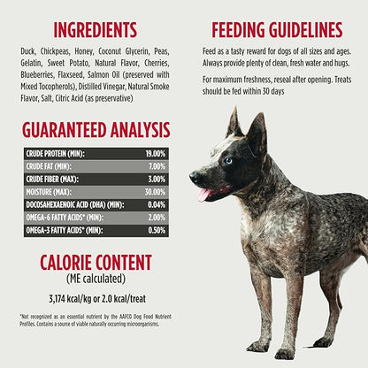 Nulo Trainers Duck Recipe Grain-Free Low-Calorie Healthy Dog & Puppy Training Treats, 16 Ounce Pouch
