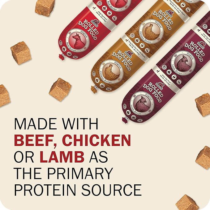 Redbarn Pet Products Grain Free Dog Food Roll - Chicken, 3lb, Pack of 10