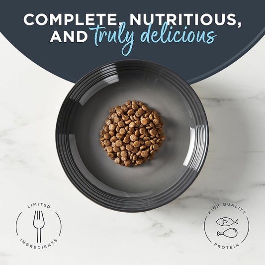 Reveal Natural Dry Cat Food, Grain and Potato Free, with Added Vitamins & Minerals, Food for Cats, Whitefish Recipe 3 x 3 lb Bags